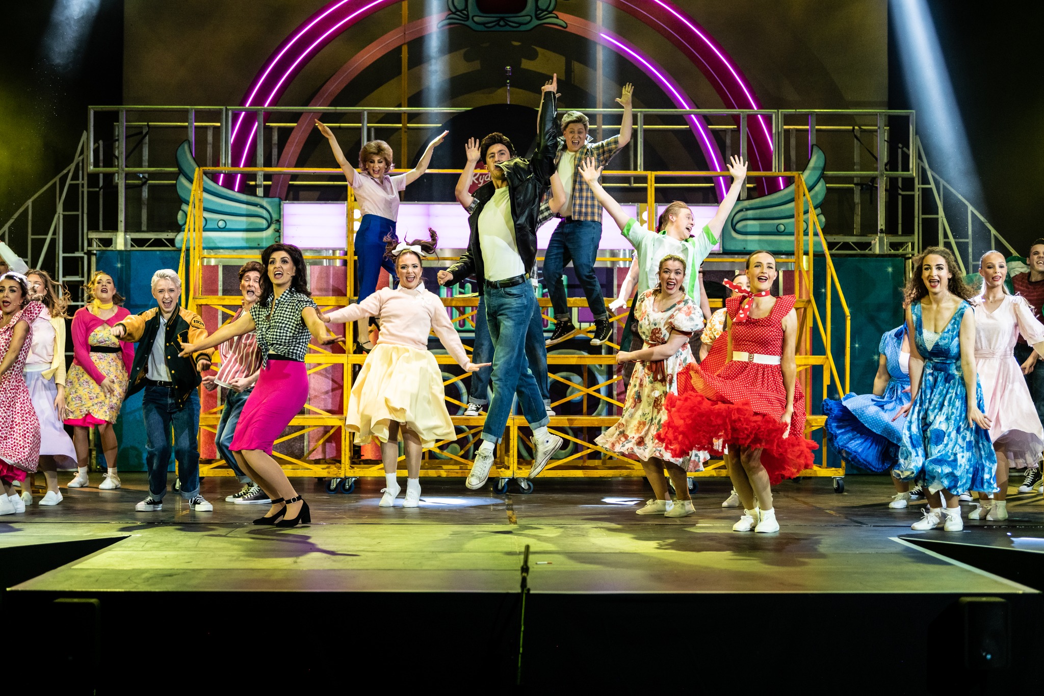 Grease the Musical Theatrical Costume Hire UK Productions